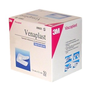 VENAPLAST opatrunek do mocowania kaniul 7,6 x 5,1 a 50 szt 