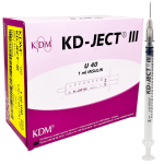 Strzykawka insulinowa KD JECT III 27 G 0,4 x 13 mm 1 ml U 40 ref 831779  a 100 szt 
