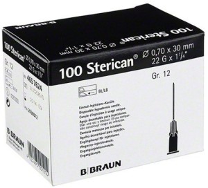 STERICAN igła 22 G 0,70x30 mm ref 4657624 a 100 szt