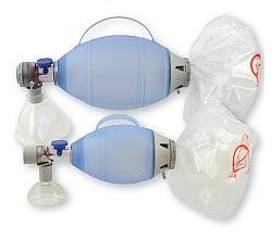 Resuscytator Silikonowy Ambu Oval dla dorosłych z maską silikonową rozmiar 5 z otwartym mankietem nr 470002100 